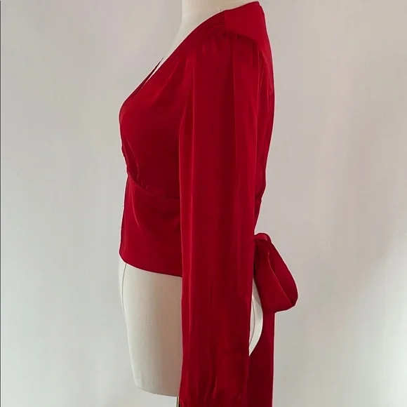 Marissa Webb x RTR Tie Waist Satin Top, 2 - Picture 13 of 15